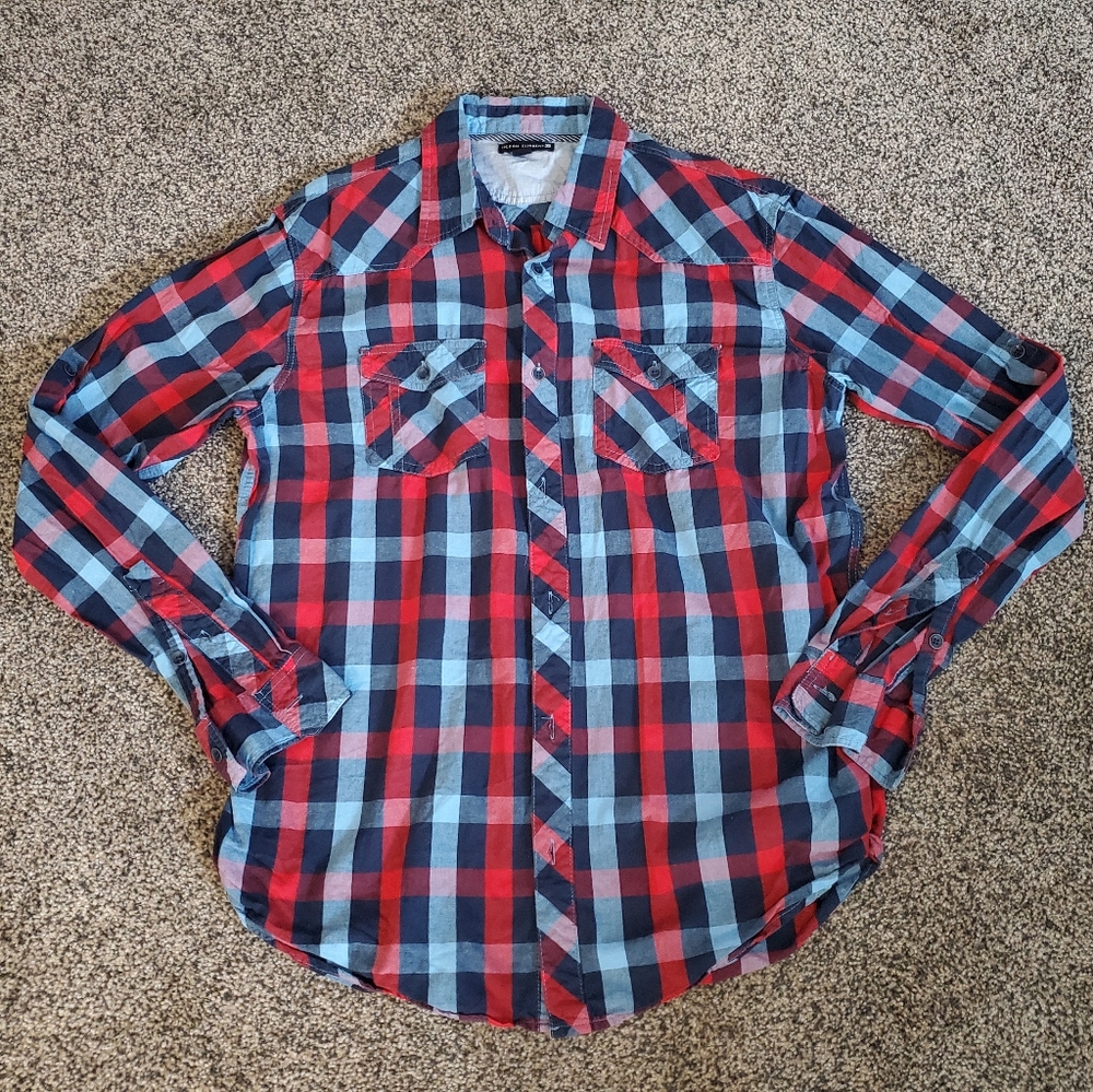Ocean Current Men's Button Down (Sz L)
